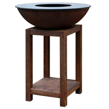 Piatto Montabile Medium corten jeklo 